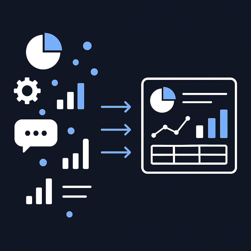 Data transformation from scattered metrics to strategic clarity